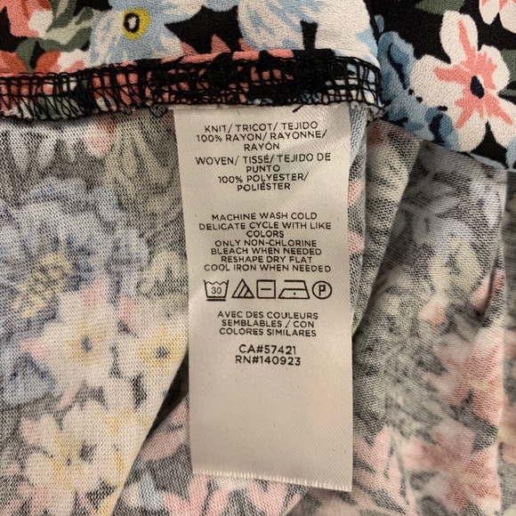 LOFT Floral Bouquet Blouse - Picture 4 of 7